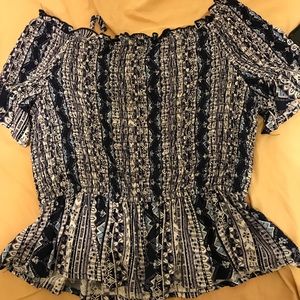 Stretchy cinched top from target